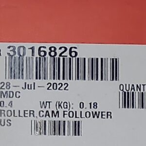 ROLLER,CAM FOLLOWER 3016826
